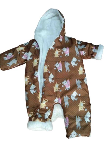 Dükkan 07 Kışlık Kalın Içi Yünlü Bebek Astronot Tulum
