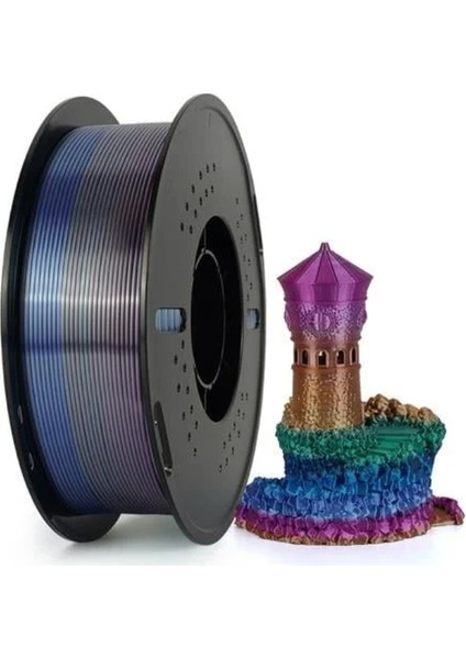 Pla Silk Gökkuşağı Filament Universe 1.75 MM 1 Kg