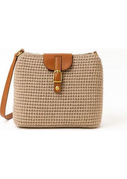 Orta Boy Örgü Omuz Çantası