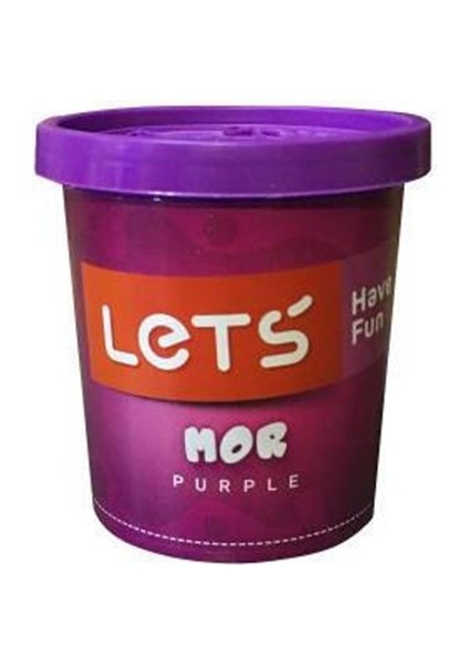 Lets Oyun Hamuru 150 gr Mor - 2 Adet