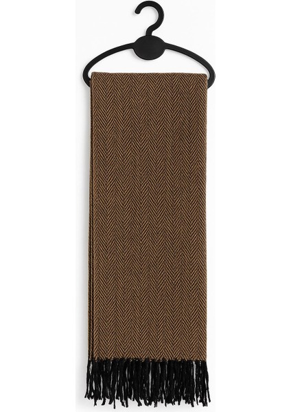 Unisex Kışlık Floş Akrilik Atkı (190X33)