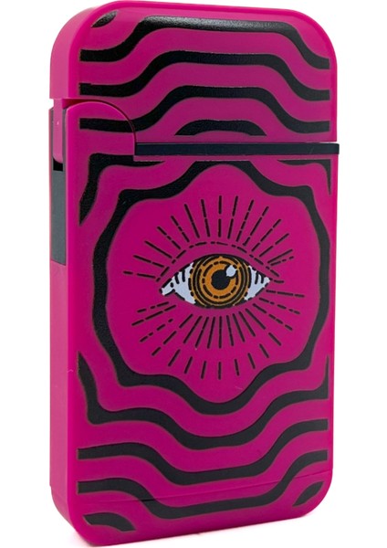 Cool Tasarım Jet Alev Çakmak - Magenta Vibrant Eye fiyatları