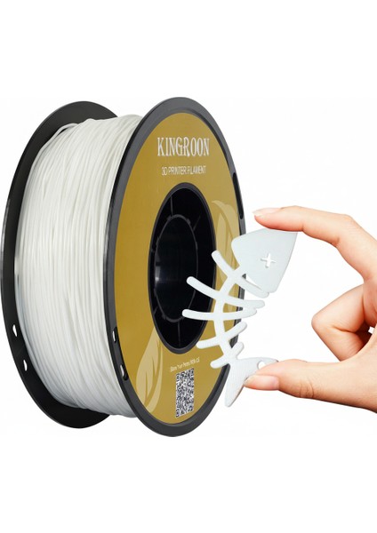 Tpu 95A Beyaz Filament 1.75 MM 1 Kg