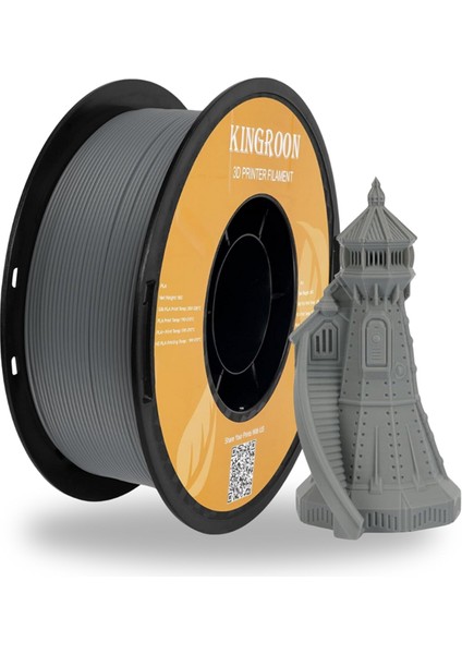 Rapid Pla Gri Filament 1.75MM 1 Kg High Speed