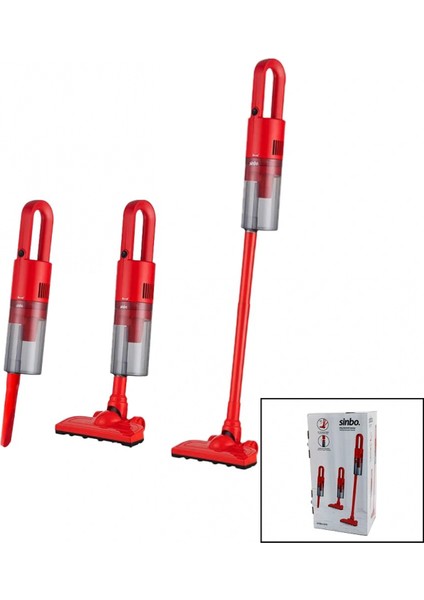 Dikey Elektrikli Süpürge 500W 90 Derece Başlık - 1.5lt Toz Hazne - Çift Filtre - 5mt Kablo SVC-8616 (4887)