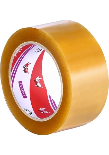 Vege Koli Bandı Leopar 45X100 Şeffaf Koli Bant