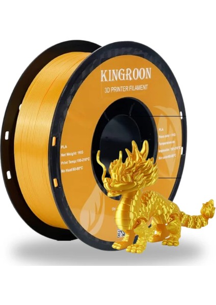 Pla Silk Filament Altın 1.75 MM 1 Kg