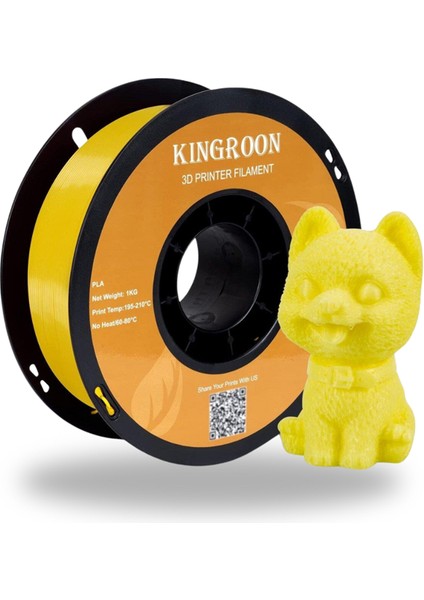Pla Filament Sarı 1.75 MM 1Kg