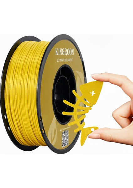 Tpu 95A Sarı Filament 1.75 MM 1 Kg