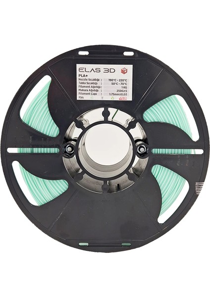 3D Pastel Yeşil Pla Pro 1kg Filament