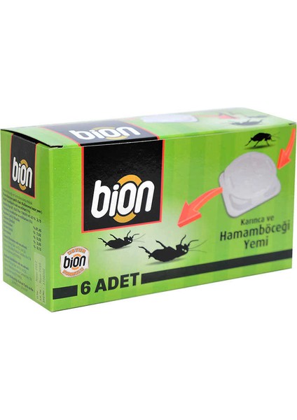 Hamamböceği ve Karınca Yemi 6 Adet modelleri