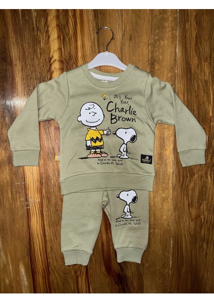 6-24 Aylık Charlie Baskılı Takım Yeşil