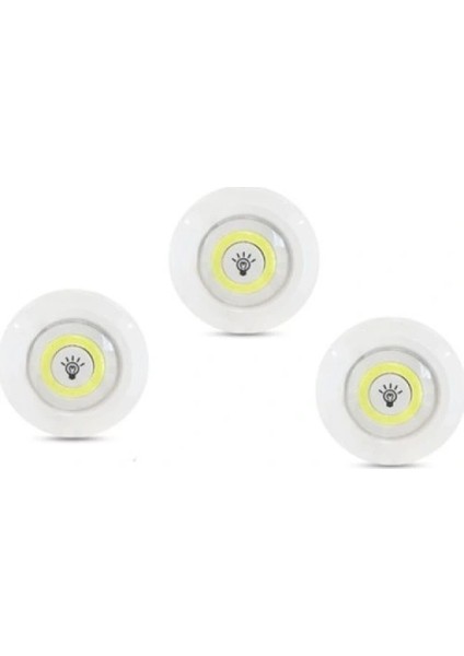 Kablosuz Uzaktan Kumandalı 3lü LED Lamba Seti fiyatları