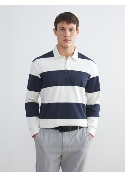Yeni Sezon Polo Yaka Erkek Sweatshirt