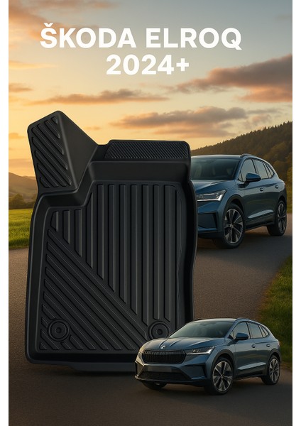 Skoda Elroq 2024+ Uyumlu 3D Oto Paspas Premium fiyatları