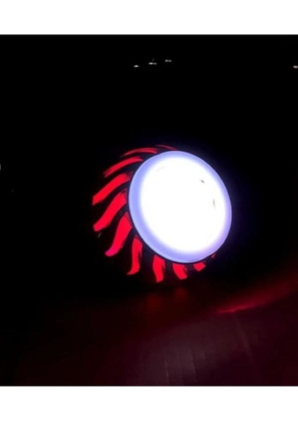 Srn Cg-Çita-Mh Drift Angel Far Kırmızı - Mavi Beyaz Çakarlı Far Ampulu+Tzmnya Stcker