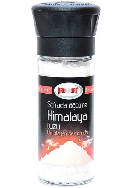 Cam Değirmenli Yemeklik Himalaya Granül Çakıl Doğal Kaya Tuzu 110 gr