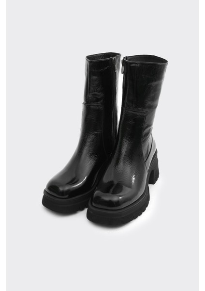 Klasik Hakiki Deri Topuklu Kadın Çizme fiyatları