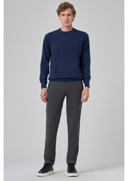 Erkek Indigo Basic Bisiklet Yaka Dynamic Fit Rahat Kesim Triko fırsatları