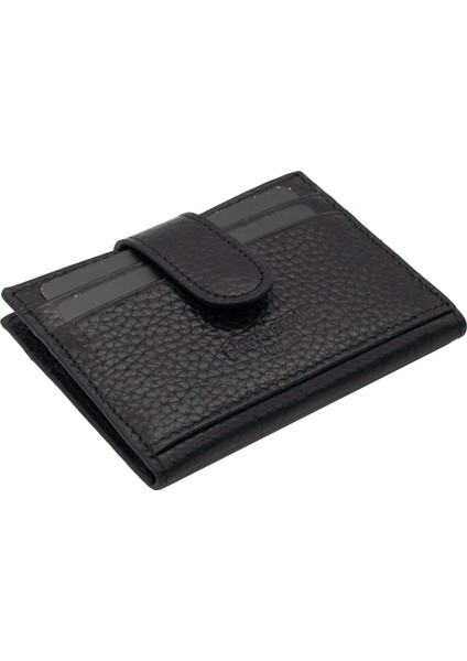 Siyah Unisex Deri Kartlık 0107S3L