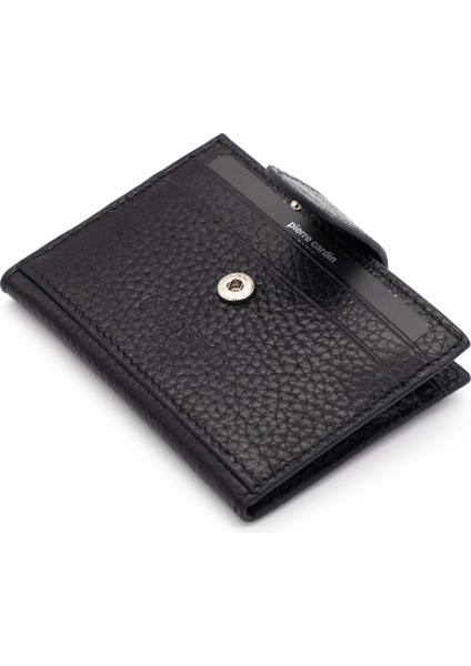 Siyah Unisex Deri Kartlık 0107S3L