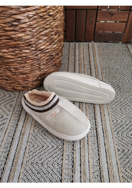 Kadın Kalın Tabanlı Içi Kürklü Sıcak Astarlı Kışlık Saraçlı Iç Dış Mekan Ev Terliği Sokak Modası fiyatları