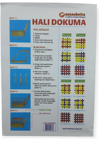 Halı Tezgahı Çalışması Seti modelleri
