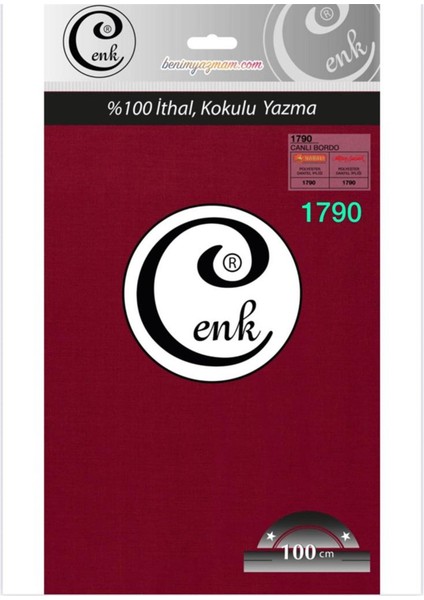 3001 Cenk 100 cm Düz Poşetli Yazma