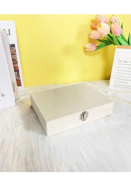 Lüks Takı Kutusu Çeyiz Mücevher Düzenleyici Yüzük Küpe Kolye Seyahat Organizeri fırsatları