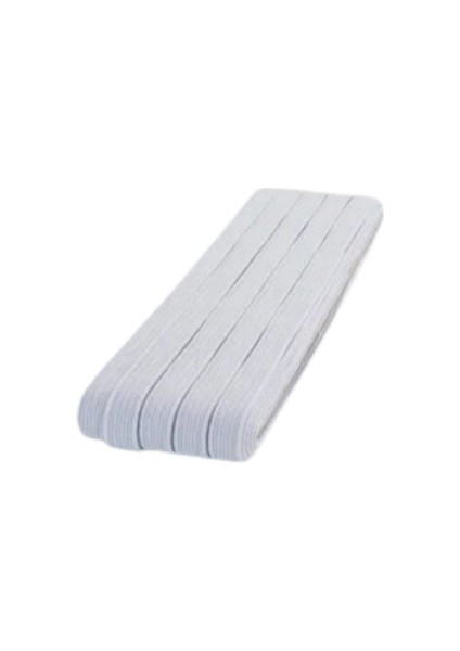 Lastik En 3 cm 10 Metre Beyaz