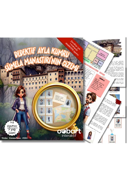 Dedektif Ayla Kumru Sümela Manastırı'nın Gizemi, Çocuklar Için Eğlenceli Dedektiflik Oyunu modelleri
