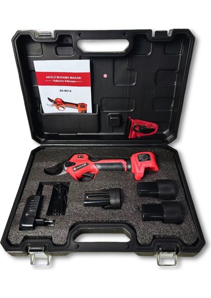 SC-8614 Üç Akülü Şarjlı Budama Makası 35MM fırsatları