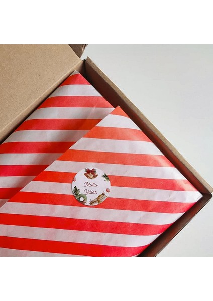 Yılbaşı Zil Temalı Mutlu Yıllar Sticker Seti, Yeni Yıl Hediye Paketleme Etiketi, 108 Adet, 33X33 mm fırsatları