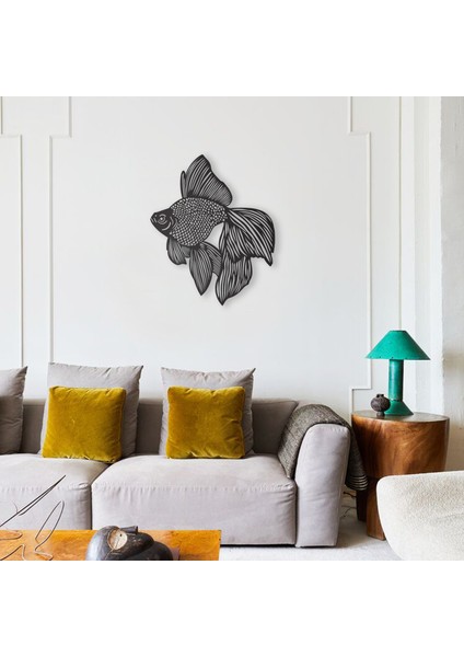 Goldfish - 50X60 cm Metal Duvar Dekoru - Metal Sanatları indirimleri