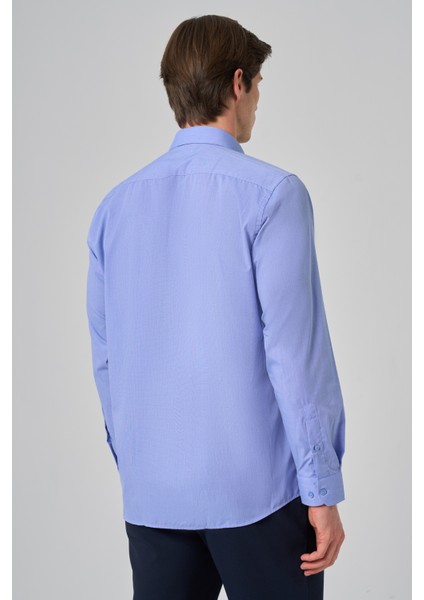 Erkek Mavi Trend Regular Fit Gömlek indirimleri