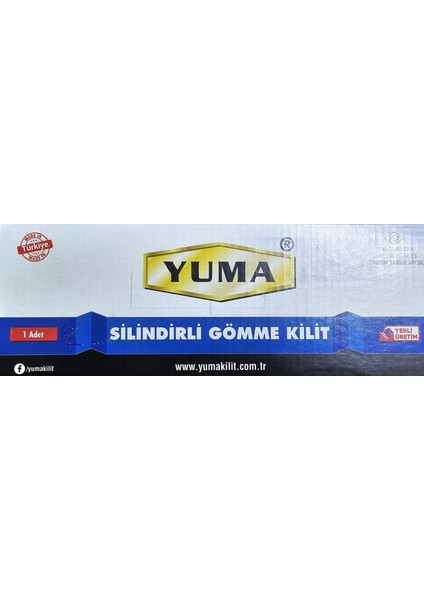 3 Pimli Çelik Kapı Kilidi - Barelli - Silindirli Gömme Kilit 45 mm Saten fiyatları
