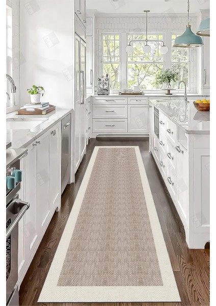 Pamuk Dokuma Taban Kaymaz Yıkanabilir Sisal Desenli Yolluk Salon Yolluğu Mutfak Yolluğu Koridor Yolluğu Antre Halıları