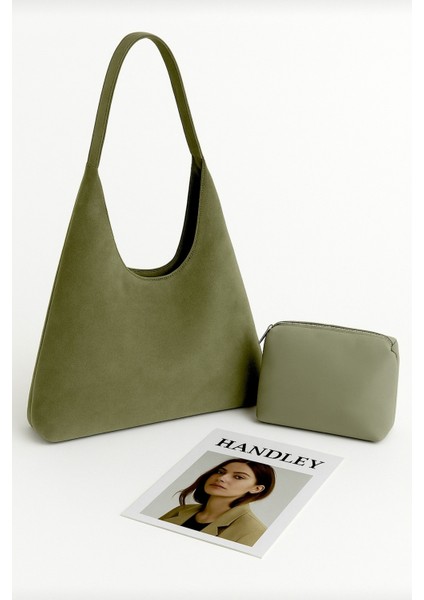 Lüks Suet Omuz Çantası Yavrulu – Tek Saplı Şık Tasarım fiyatları