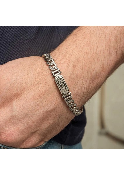 Gümüş Elişi Örgü Gurmet Erkek Bileklik fırsatları
