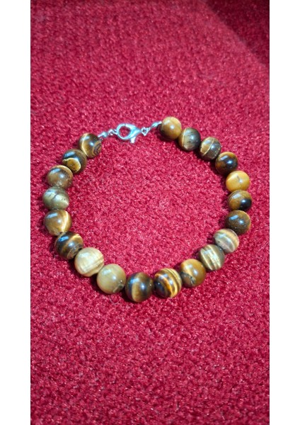 Kaplan Gözü Doğal Taş Bileklik