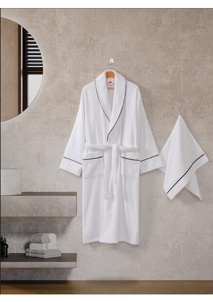 Classic Bornoz Seti Mahur L-Xl Unisex