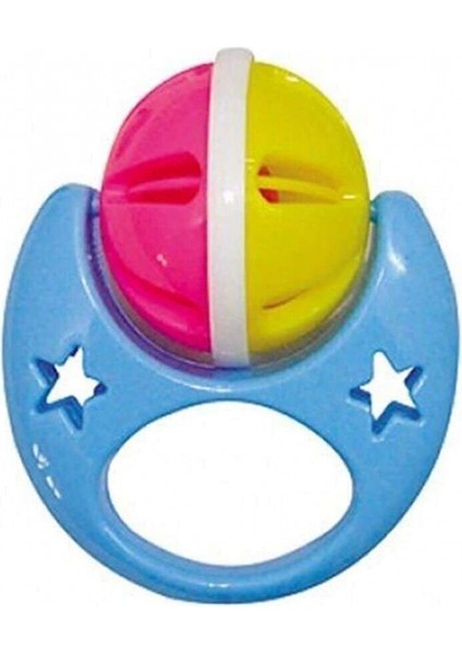 Ay Şeklinde Bebek Çıngırağı 11X11 cm