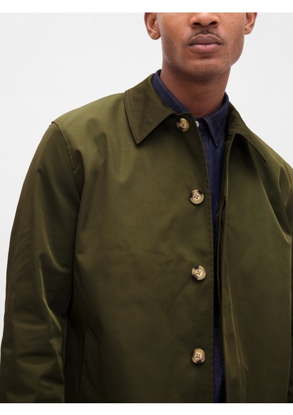 Erkek Haki New Mac Trençkot modelleri