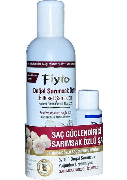 Doğal Sarımsak Özlü Şampuan 500 ml fırsatları