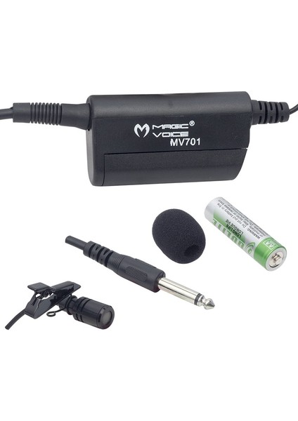 MM-701 Kablolu 600 Ohm Yaka Mikrofonu
