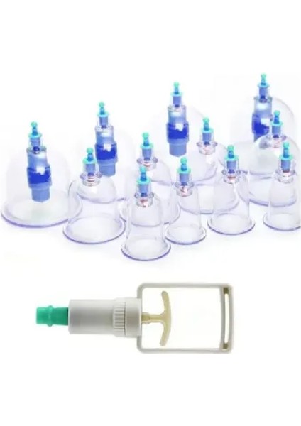 12'li Hacamat Masaj Kupa Set modelleri