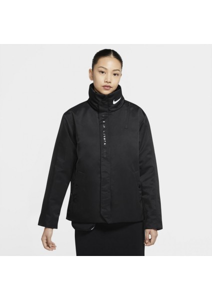 Sportswear Synthetic-Fill Trend Kadın Mont - Siyah - CU5831-010