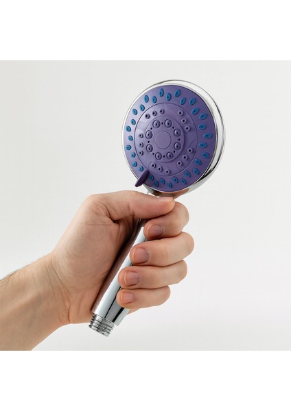 Sürgülü Duş Seti Krom Kaplama Şeffaf Sabunluklu Ayarlanabilir Yükseklik Lüks Banyo Duş Takımı indirimleri