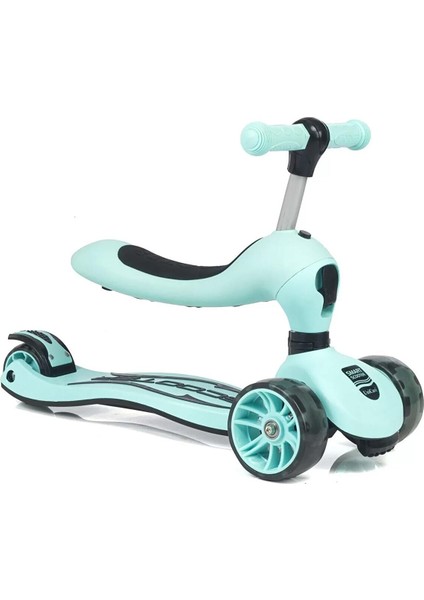 Unicare Smart Oturaklı Çocuk Scooter Turkuaz modelleri