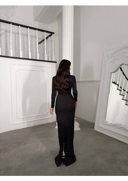 Emma Taşlı Vatkalı Elbise modelleri